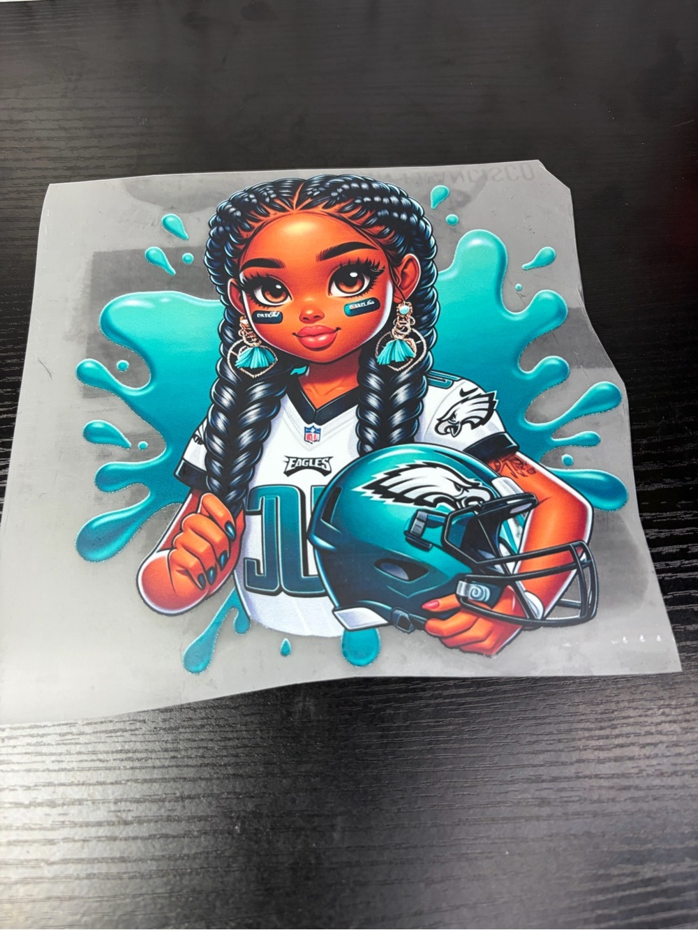 Philadelphia Eagles Girl DTF Transfer-(Hot Peel)